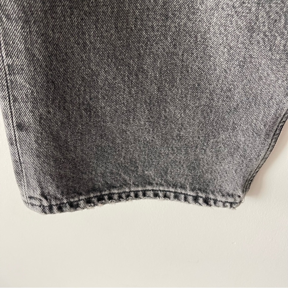 ❌SOLD❌ Agolde 90's Mid Rise Loose Fit High Rise Washed Black Denim Jeans size 34 - Picture 11 of 16